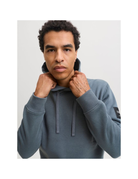 Jack&jones męska bluza z kapturem jjcleveland sweat hood sn 12298441 turbulence