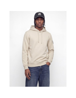 Jack&jones męska bluza z kapturem jjcleveland sweat hood sn 12298441 moonbeam