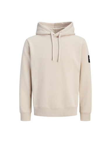 Jack&jones męska bluza z kapturem jjcleveland sweat hood sn 12298441 moonbeam