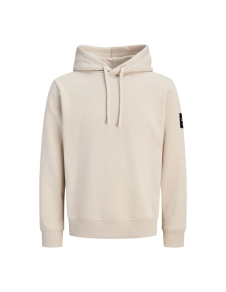 Jack&jones męska bluza z kapturem jjcleveland sweat hood sn 12298441 moonbeam