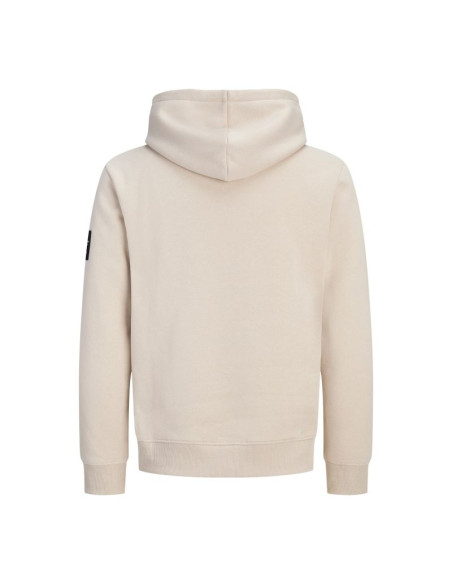 Jack&jones męska bluza z kapturem jjcleveland sweat hood sn 12298441 moonbeam