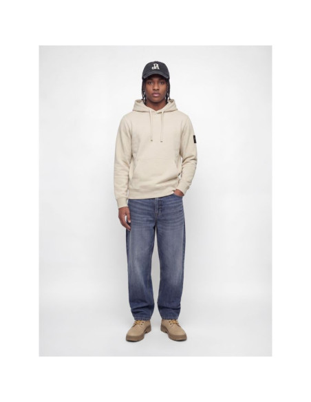 Jack&jones męska bluza z kapturem jjcleveland sweat hood sn 12298441 moonbeam