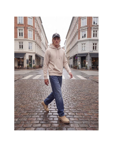 Jack&jones męska bluza z kapturem jjcleveland sweat hood sn 12298441 moonbeam
