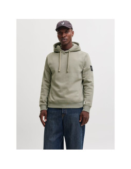 Jack&jones męska bluza z kapturem jjcleveland sweat hood sn 12298441 vetiver