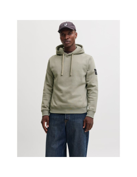 Jack&jones męska bluza z kapturem jjcleveland sweat hood sn 12298441 vetiver