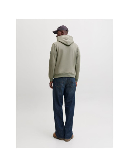 Jack&jones męska bluza z kapturem jjcleveland sweat hood sn 12298441 vetiver