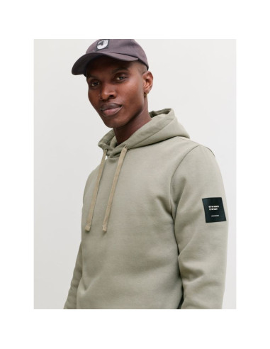 Jack&jones męska bluza z kapturem jjcleveland sweat hood sn 12298441 vetiver