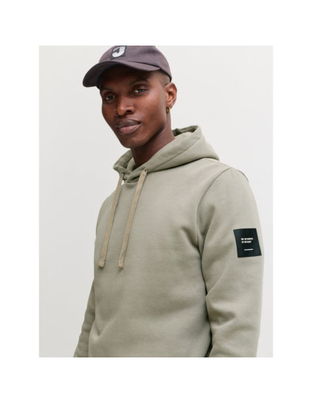 Jack&jones męska bluza z kapturem jjcleveland sweat hood sn 12298441 vetiver