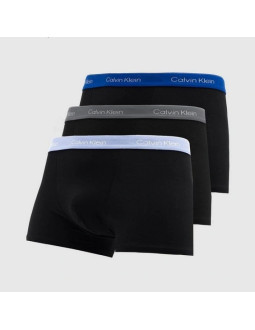 Calvin klein bokserki majtki męskie relaxed 3-pak modne bawełniane czarne niebieskie 2