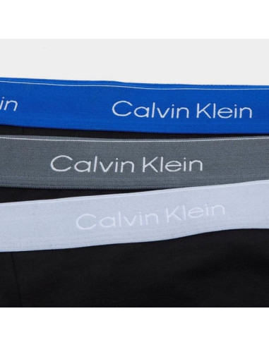 Calvin klein bokserki majtki męskie relaxed 3-pak modne bawełniane czarne niebieskie