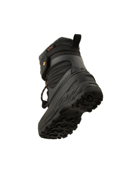 Lee cooper buty zimowe dziecięce śniegowce czarne ocieplane na rzep