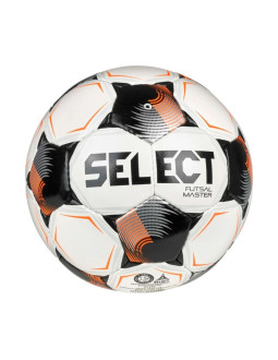 Piłka nożna select futsal master grain v26 fifa basic biało-czarno-pomarańczowa 1014386/310020 2