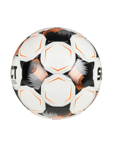 Piłka nożna select futsal master grain v26 fifa basic biało-czarno-pomarańczowa 1014386/310020
