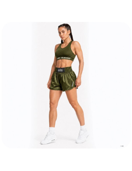 Spodenki tajskie damskie army green combatwear | dbx bushido