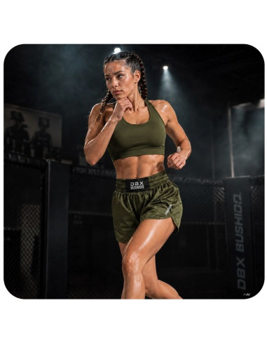 Spodenki tajskie damskie army green combatwear | dbx bushido
