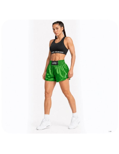 Spodenki tajskie damskie pastel green combatwear | dbx bushido