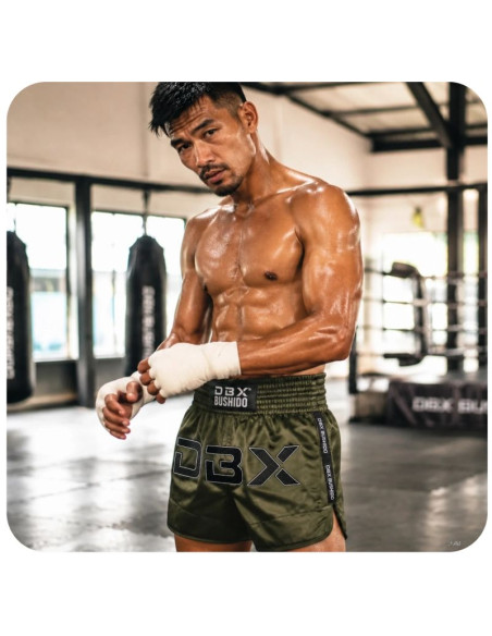 Spodenki tajskie męskie army green v1 combatwear | dbx bushido