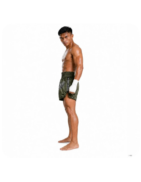 Spodenki tajskie męskie army green v2 combatwear | dbx bushido