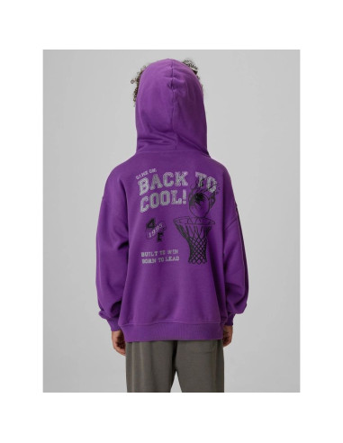 Bluza dresowa loose z kapturem chłopięca 4f 4fjraw26tswsm3194-51s