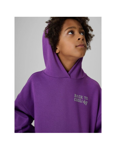 Bluza dresowa loose z kapturem chłopięca 4f 4fjraw26tswsm3194-51s