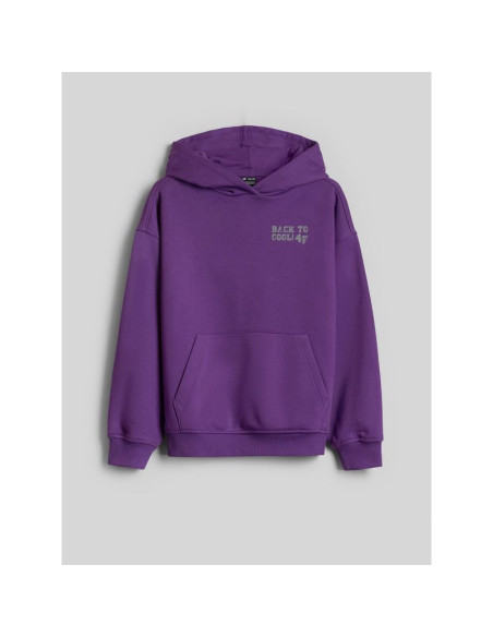 Bluza dresowa loose z kapturem chłopięca 4f 4fjraw26tswsm3194-51s