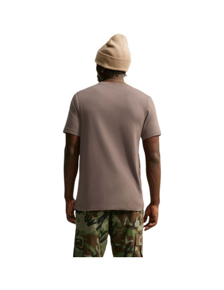 Koszulka męska nike club tee brązowa ar4997 274