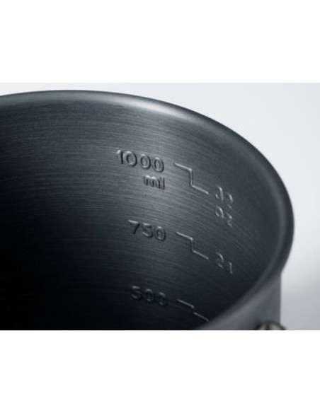 Gsi outdoors 50190 kampingowy przybór kuchenny słoiczek 1,1 l szary