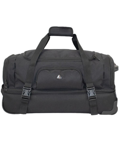 Torba podróżna trolley premium t5607-0 czarna semi line