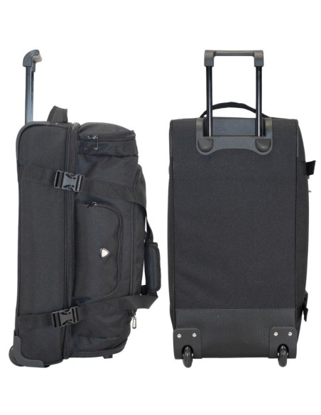 Torba podróżna trolley premium t5607-0 czarna semi line