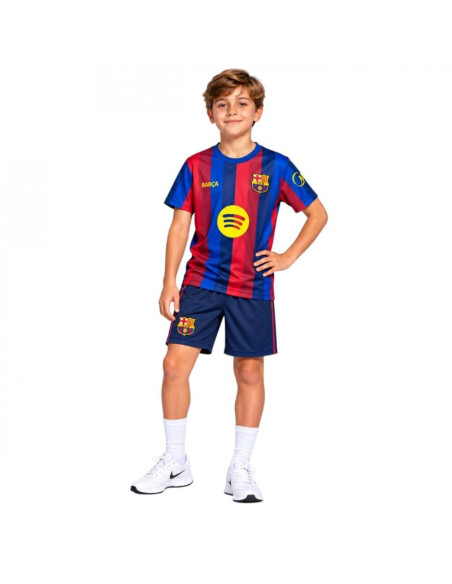 Fc barcelona lamine yamal komplet koszulka spodenki junior box 2026/27 bd19ey