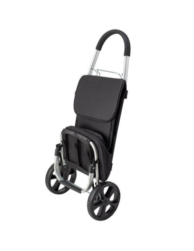 Wózek zakupowy premium czarny semi line