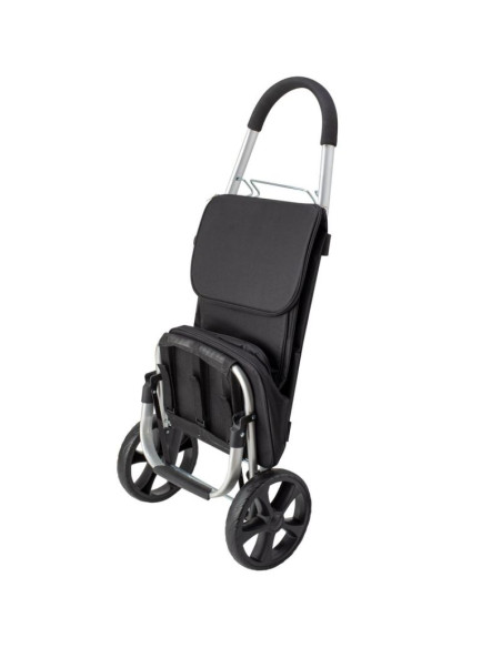 Wózek zakupowy premium czarny semi line