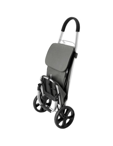 Wózek zakupowy premium szary semi line