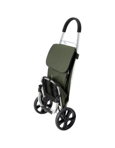 Wózek zakupowy premium khaki
