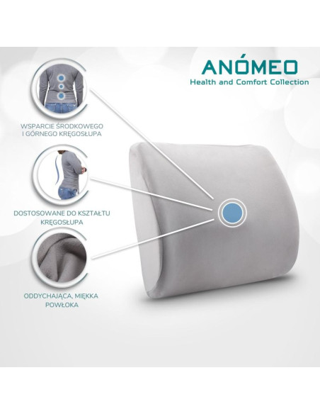 Poduszka pod plecy ergonomiczne podparcie anomeo