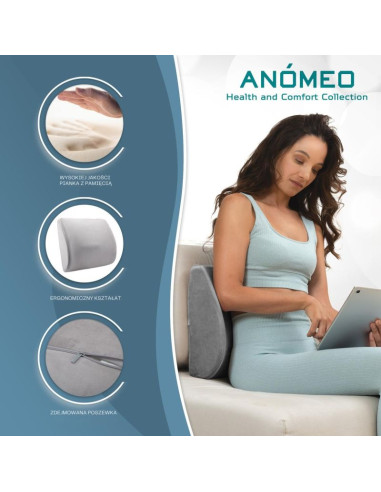 Poduszka pod plecy ergonomiczne podparcie anomeo