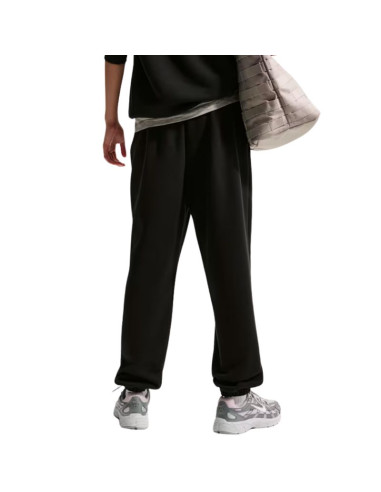 Spodnie dla dzieci nike sportswear studio fleece czarne im4905 010