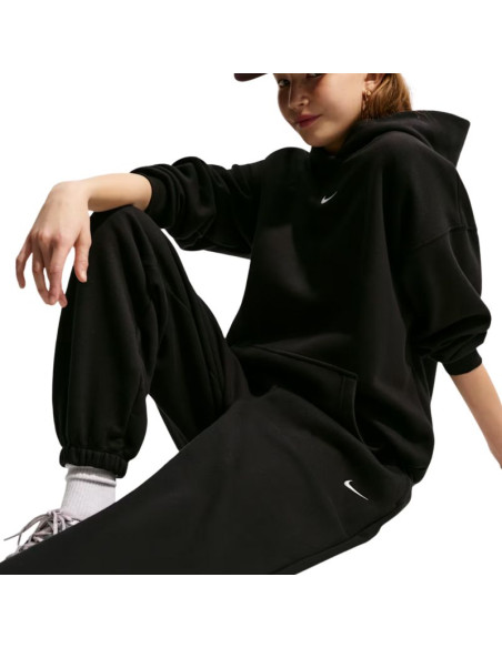 Spodnie dla dzieci nike sportswear studio fleece czarne im4905 010