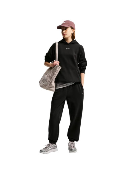 Spodnie dla dzieci nike sportswear studio fleece czarne im4905 010