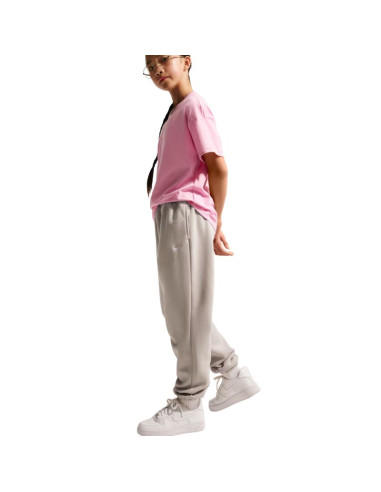 Spodnie dla dzieci nike sportswear studio fleece beżowe im4905 211
