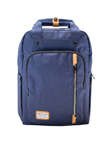 Plecak laptopowy granatowy semi line