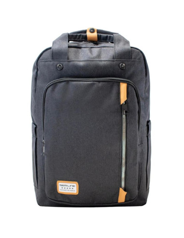 Plecak laptopowy czarny semi line