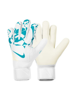 Rękawice bramkarskie nike match goalkeeper biało-niebieskie hq0257 101