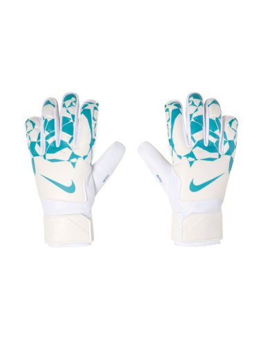 Rękawice bramkarskie nike match goalkeeper biało-niebieskie hq0257 101