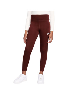 Legginsy dla dzieci nike sportswear classic bordowe fz5583 658