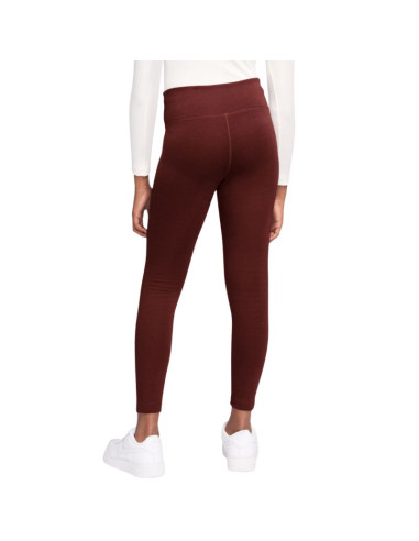 Legginsy dla dzieci nike sportswear classic bordowe fz5583 658