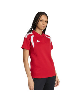 Koszulka damska adidas tiro 26 league polo czerwona kf9099