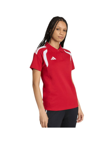 Koszulka damska adidas tiro 26 league polo czerwona kf9099