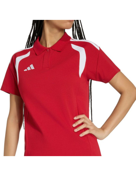 Koszulka damska adidas tiro 26 league polo czerwona kf9099