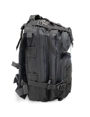 Plecak militarny czarny semi line